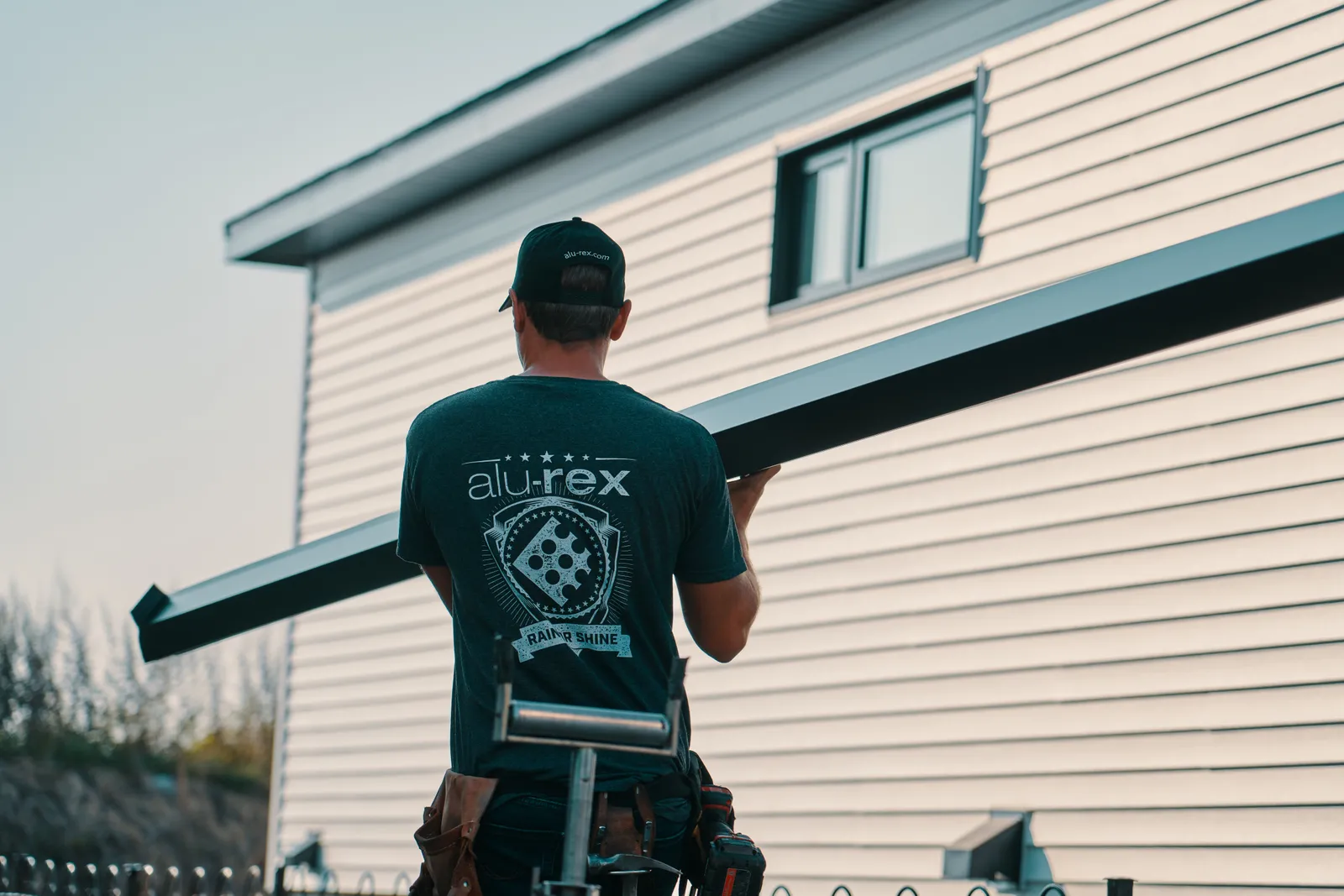 Seamless gutter installation on a residential home — Quality Gutters, Chilliwack BC