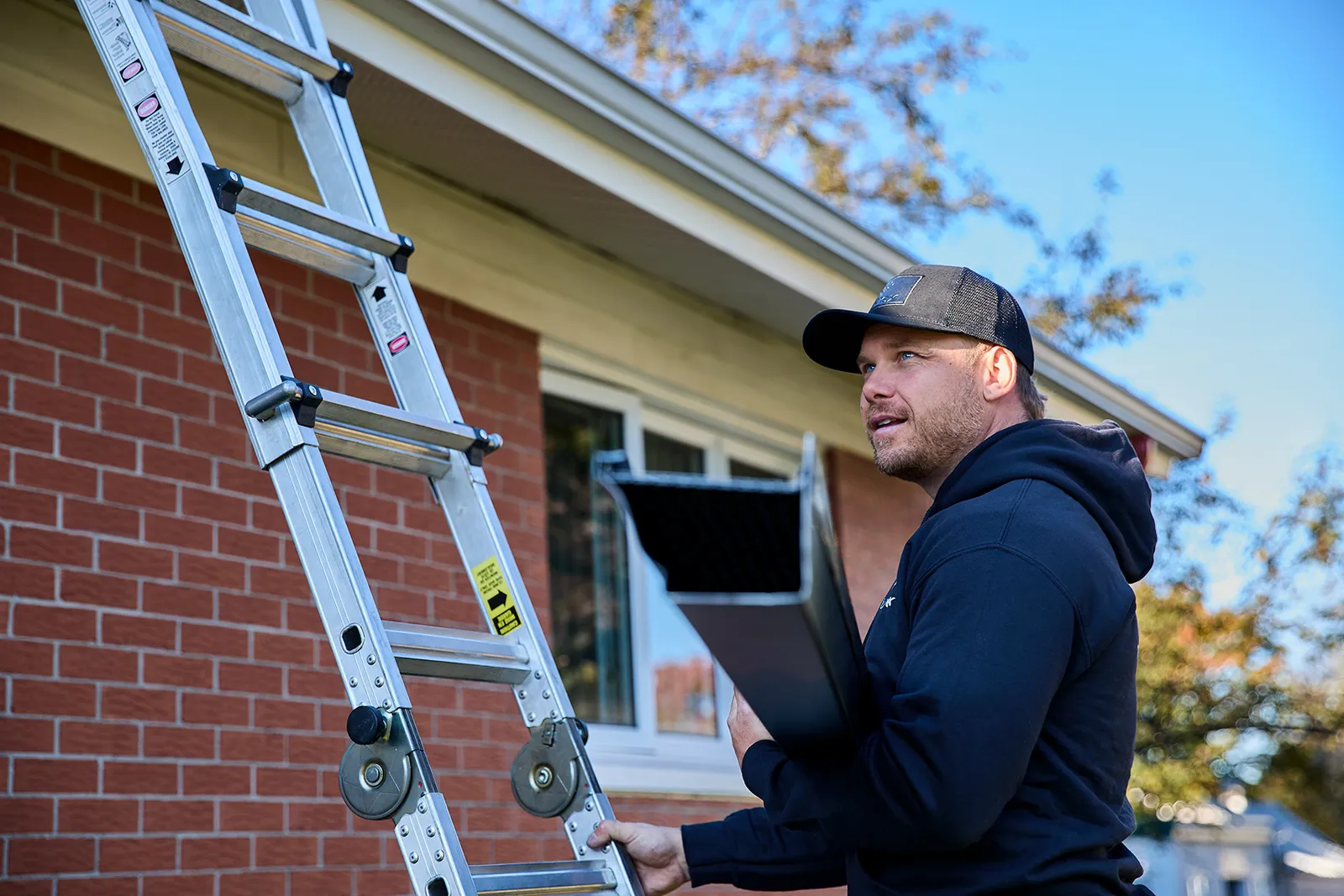 Finished roofline with Alu-Rex protection — Quality Gutters, Chilliwack BC